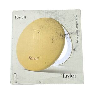 New Fancii Taylor 5" Rechargeable LED Light Compact Mirror Marigold